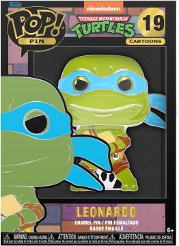 Funko Pop! Pin: Ninja Kaplumbağalar - Leonardo, Karanlıkta Parlar