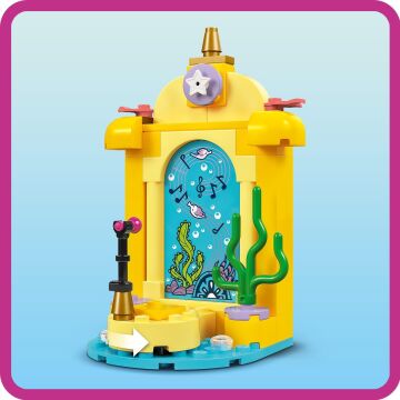 LEGO Disney Princess Ariel’in Müzik Sahnesi 43235 – 4 Yaş ve Üzeri Prenses Seven Çocuklar için Yaratıcı Oyuncak Yapım Seti (60 Parça)