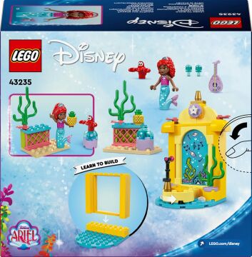 LEGO Disney Princess Ariel’in Müzik Sahnesi 43235 – 4 Yaş ve Üzeri Prenses Seven Çocuklar için Yaratıcı Oyuncak Yapım Seti (60 Parça)