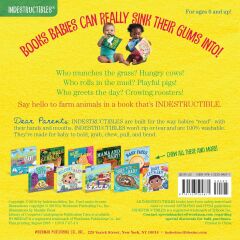 Indestructibles: Hello, Farm!: Chew Proof * Rip Proof * Nontoxic * 100% Washable (Book for Babies, Newborn Books, Safe to Chew)