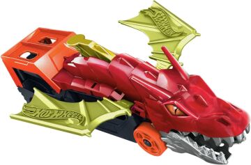 Hot Wheels Fırlatıcı ve Taşıyıcı Ejderha, 3 yaş ve üzeri, GTK42