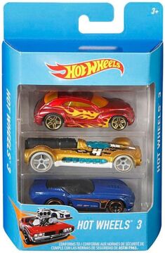 Hot Wheels-Hot Wheels Üçlü Araba Seti K5904