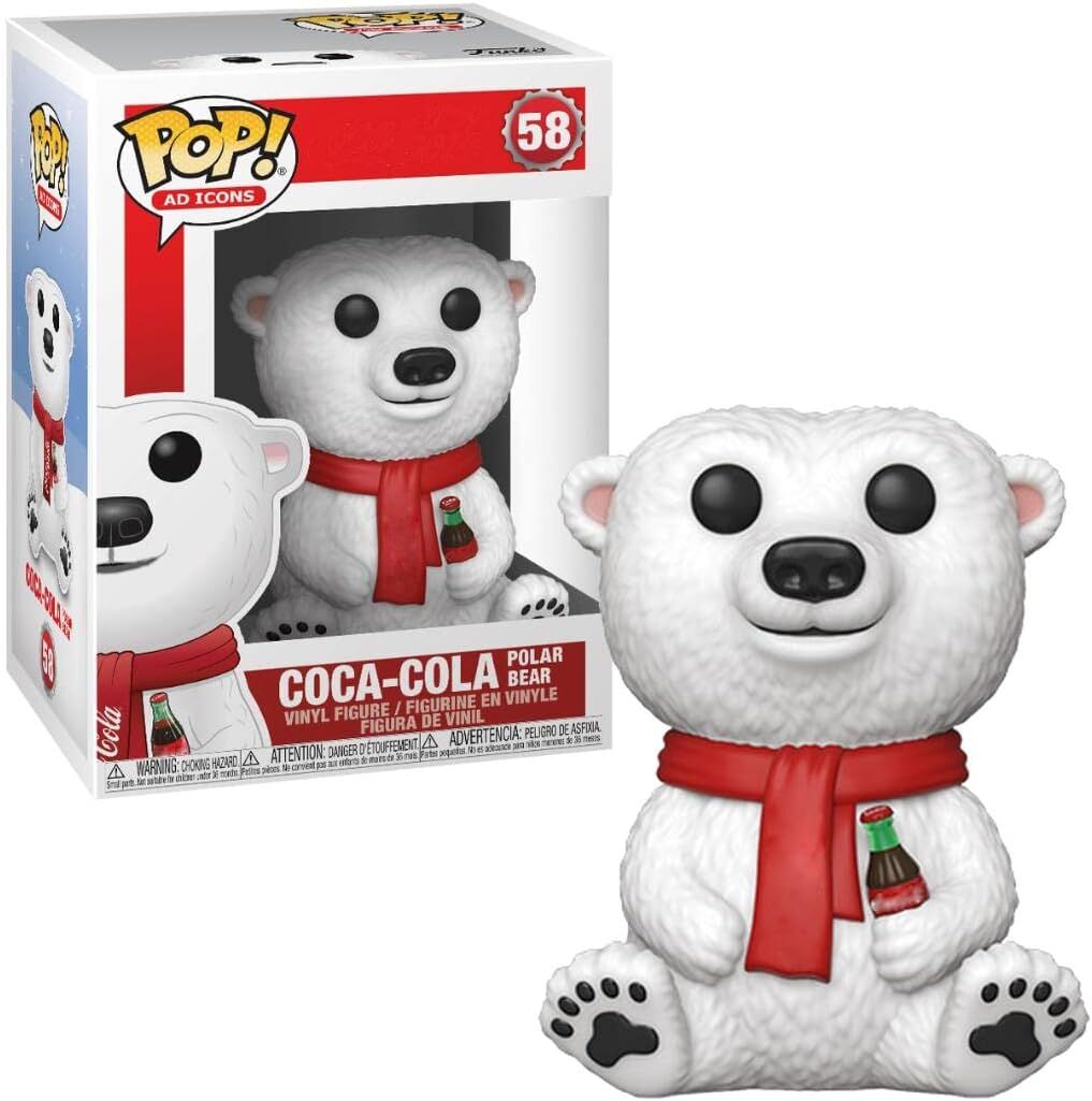 Funko [POP] + + [Reklam Simgeleri: Cola Kutup Ayısı Pop! Uyumlu Pop Box Koruyucu Kılıfla)] + [Coca-Cola] için yedek