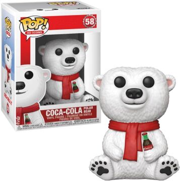 Funko [POP] + + [Reklam Simgeleri: Cola Kutup Ayısı Pop! Uyumlu Pop Box Koruyucu Kılıfla)] + [Coca-Cola] için yedek