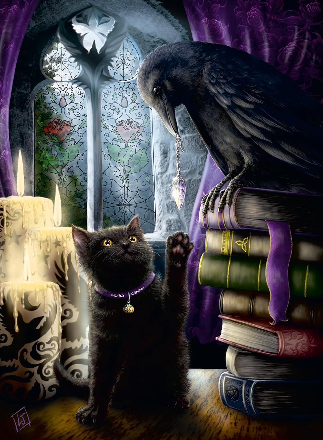 Ravensburger 500p Puzzle Karga ve Kedi, Yapboz
