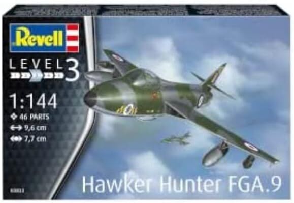 Revell 1:444 Hawker Hunter FGA9 Uçak VBU63833