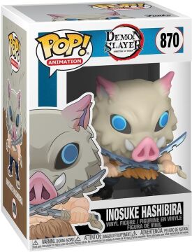 Funko 49011 POP Animasyonu: Demon Slayer Inosuke Hashibira UK Renkli Oyuncak Figür
