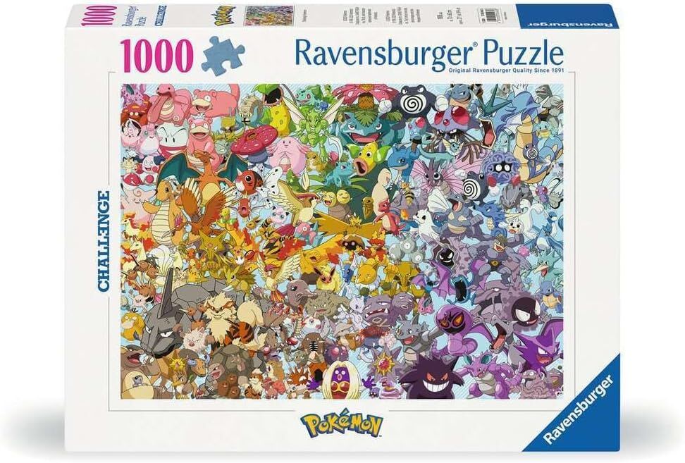 Ravensburger 1000p Puzzle Pokemon, Yapboz