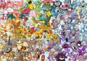 Ravensburger 1000p Puzzle Pokemon, Yapboz