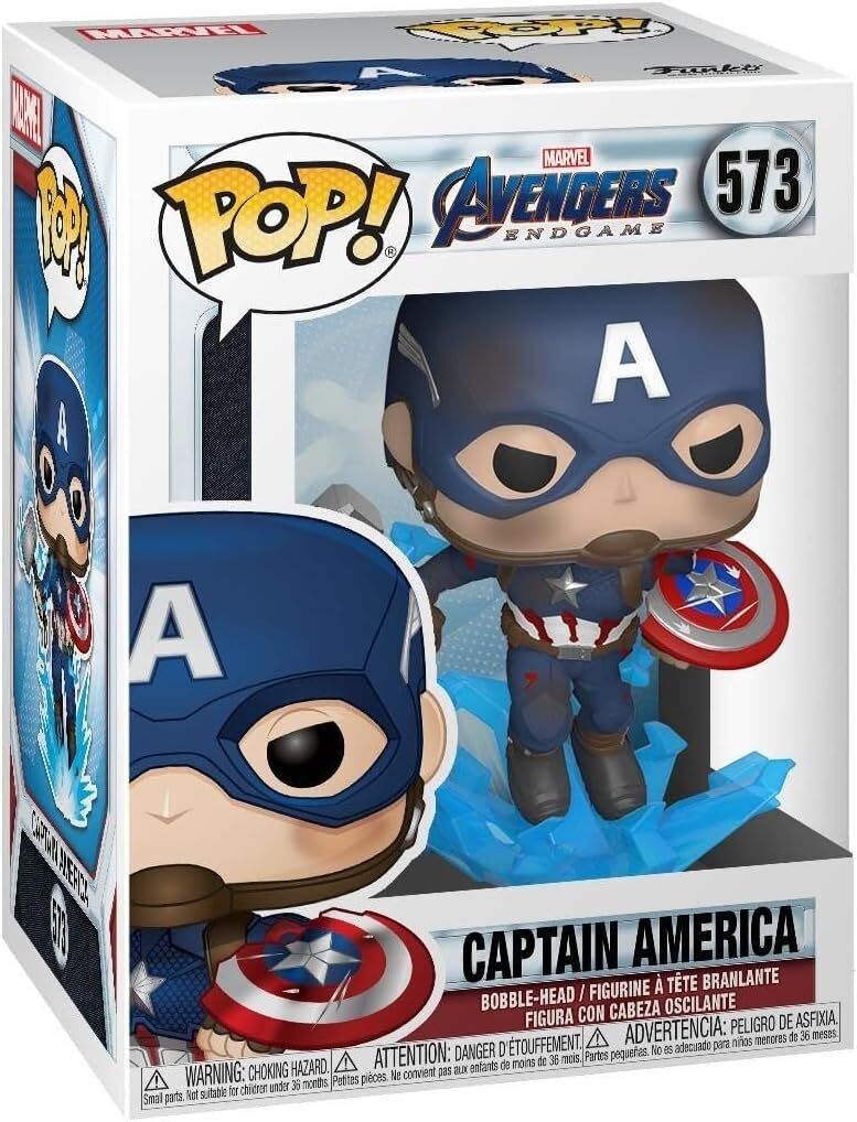 Funko Fgr-POP Marvel Endgame Captain America w. BrokenShield