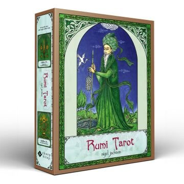 Ekorp Kitap Rumi Tarot, Nigel Jackson, 78 Kartlık Deste ve 240 Sayfa Rehber Kitap