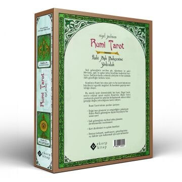 Ekorp Kitap Rumi Tarot, Nigel Jackson, 78 Kartlık Deste ve 240 Sayfa Rehber Kitap