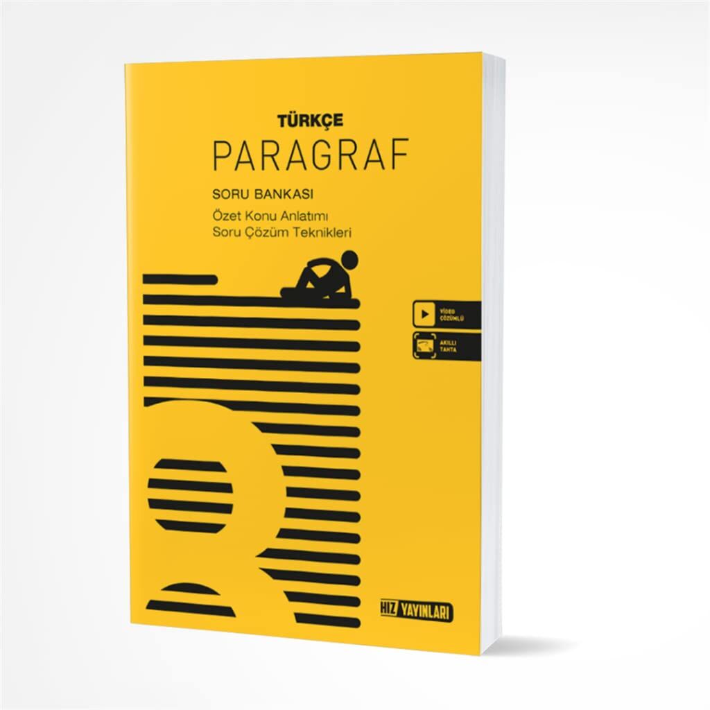 8. Sınıf Türkçe Paragraf Soru Bankası Hız Yayınları