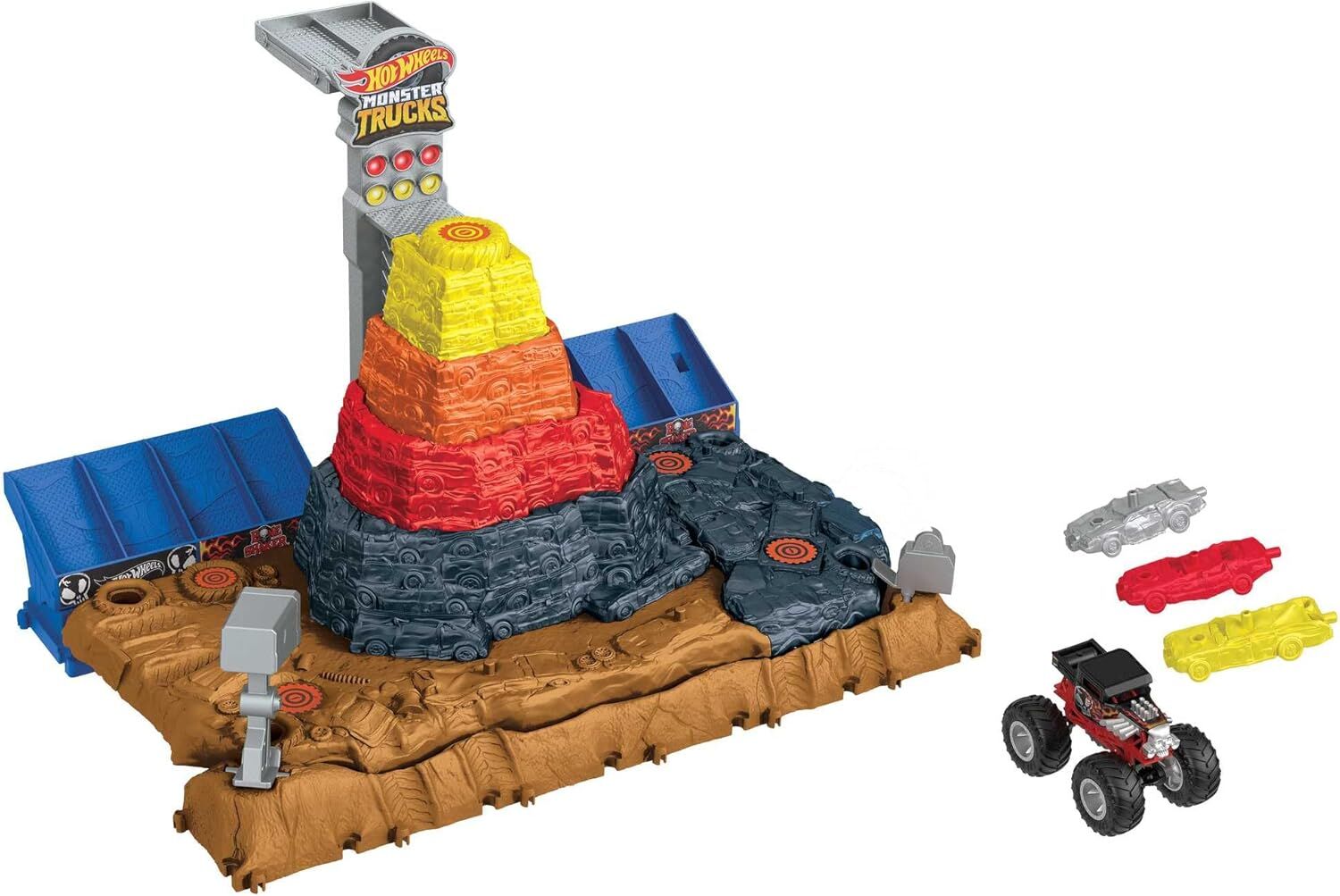Hot Wheels Monster Trucks Muhteşem Çarpışma Arenası, 4 yaş ve üzeri, HNB96