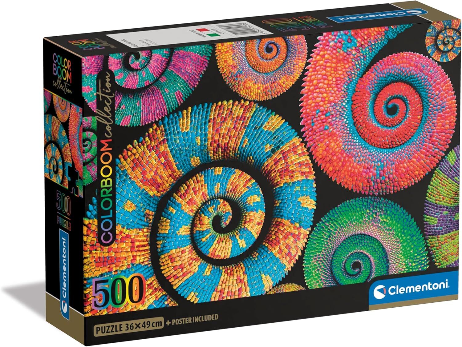 CLEMENTONI 500 el. Compact colorboom Curly Tails 35529 [PUZZLE]