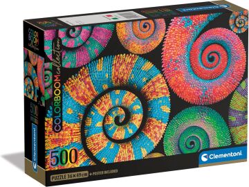 CLEMENTONI 500 el. Compact colorboom Curly Tails 35529 [PUZZLE]