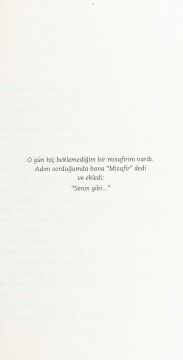 Misafir-Sin I (İşaret V): Bu öyle muazzam bir yol ki, O’nu ararken kendine, kendini ararken de O’na çıkar.