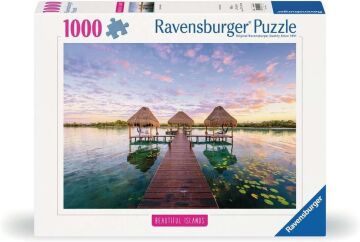 Ravensburger 1000p Puzzle Tropik Ada Manzarası, Yapboz
