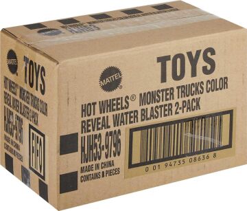 Hot Wheels Monster Trucks Color Reveal Renk Değiştiren Araçlar 2'li Paket