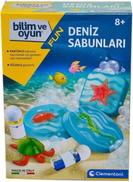 Clementoni Bilim ve Oyun Deniz Sabunları Renkli 3+