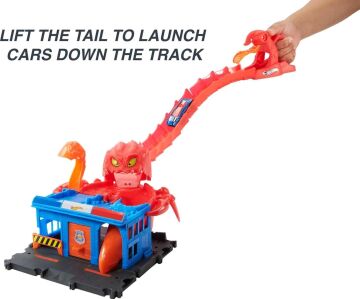 Hot Wheels Düşman Yaratıklar Oyun Seti Haraketli Akrep Saldırısı