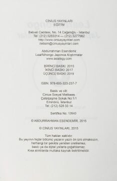 LearNihongo Japonca Alıştırmalar: Kanji+Romaji