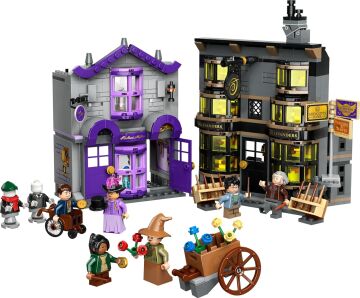 LEGO Harry Potter Ollivanders ve Madam Malkin'in Cübbe Dükkanı 76439-8 Yaş ve Üzeri Çocuklar için Diagon Yolu Oyuncak Mağazası Modeli Yapım Seti (744 Parça)