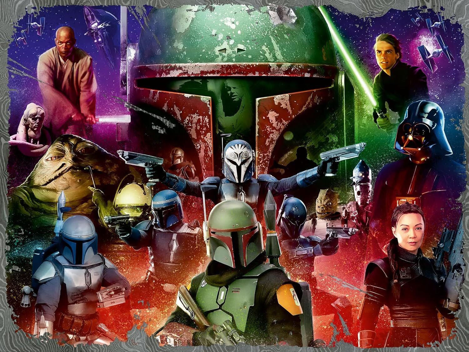 Ravensburger 1500p Puzzle SW Boba Fett, Yapboz