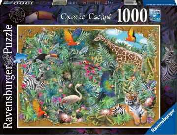 Ravensburger 16827 Egzotik Kaçış, Yetişkinler için ve Çocuk Yaş 12 ve üstü Ötesi The Wild 1000 Parça Puzzle