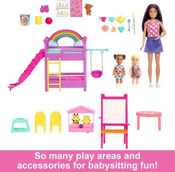Barbie Skipper Bebek Bakıcılığı Eğlencesi Oyun Seti