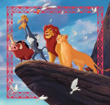 Clementoni 3X48 Parça Puzzle Lion King