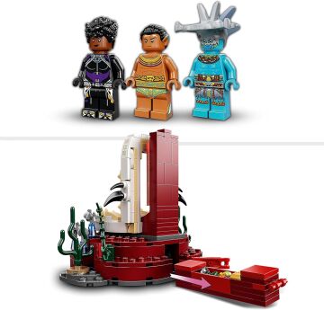 LEGO Marvel Kral Namor’un Taht Odası 76213-7 Yaş ve Üzeri Çocuklar için Black Panther Oyuncak Yapım Seti (355 Parça)