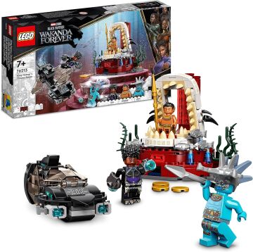 LEGO Marvel Kral Namor’un Taht Odası 76213-7 Yaş ve Üzeri Çocuklar için Black Panther Oyuncak Yapım Seti (355 Parça)