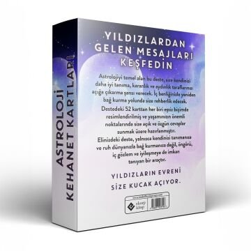 Ekorp Kitap Astroloji İyileştirici Kehanet Kartları, Shana Lyès, 52 Kartlık Deste ve 128 Sayfa Rehber Kitap