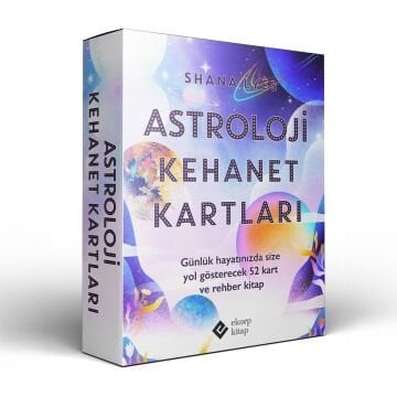 Ekorp Kitap Astroloji İyileştirici Kehanet Kartları, Shana Lyès, 52 Kartlık Deste ve 128 Sayfa Rehber Kitap
