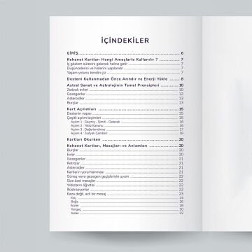 Ekorp Kitap Astroloji İyileştirici Kehanet Kartları, Shana Lyès, 52 Kartlık Deste ve 128 Sayfa Rehber Kitap
