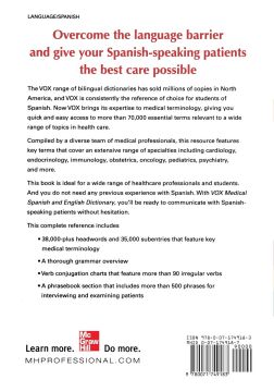 Vox Medical Spanish and English Dictionary