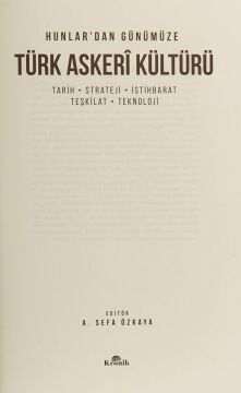 Hunlar'dan Günümüze Türk Askeri Kültürü (Kutulu): Tarih - Strateji - İstihbarat - Teşkilat - Teknoloji