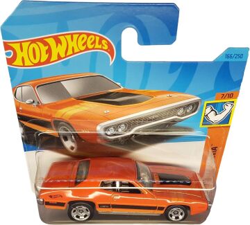 Hot Wheels - ´71 Plymouth GTX - Muscle Mania 7/10 - HKJ56 - Short Card - Chrysler - turuncu - Mattel 2023