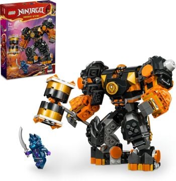 LEGO NINJAGO Cole’un Toprak Elementi Robotu 71806-7 Yaş ve Üzeri Çocuklar için Aksiyon Figürü İçeren Yaratıcı Oyuncak Yapım seti (235 Parça)