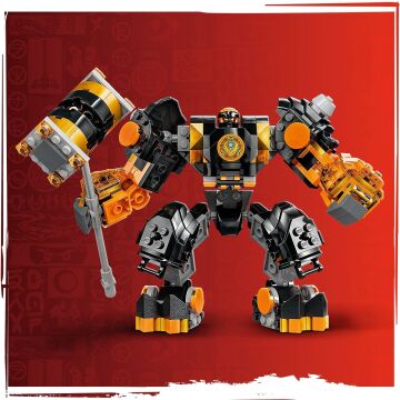 LEGO NINJAGO Cole’un Toprak Elementi Robotu 71806-7 Yaş ve Üzeri Çocuklar için Aksiyon Figürü İçeren Yaratıcı Oyuncak Yapım seti (235 Parça)