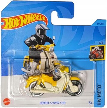 Hot Wheels - Honda Super Cub - HW Moto 3/5 - HKK32 - Short Card - Motosiklet - Sarı - Mattel 2023