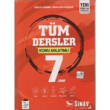 Sınav 7. Sınıf Tüm Dersler Konu Anlatımlı (Yeni): Okula Yardımcı
