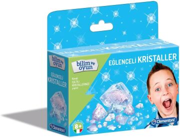 CLEMENTONI-Bilim ve Oyun Işıltılı Kristaller Mini Set