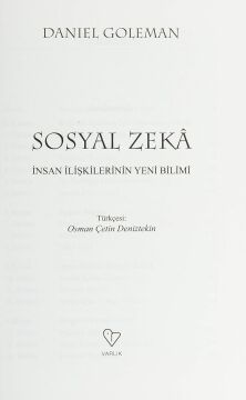 Sosyal Zeka: İnsan İlişkilerinin Yeni Bilimi