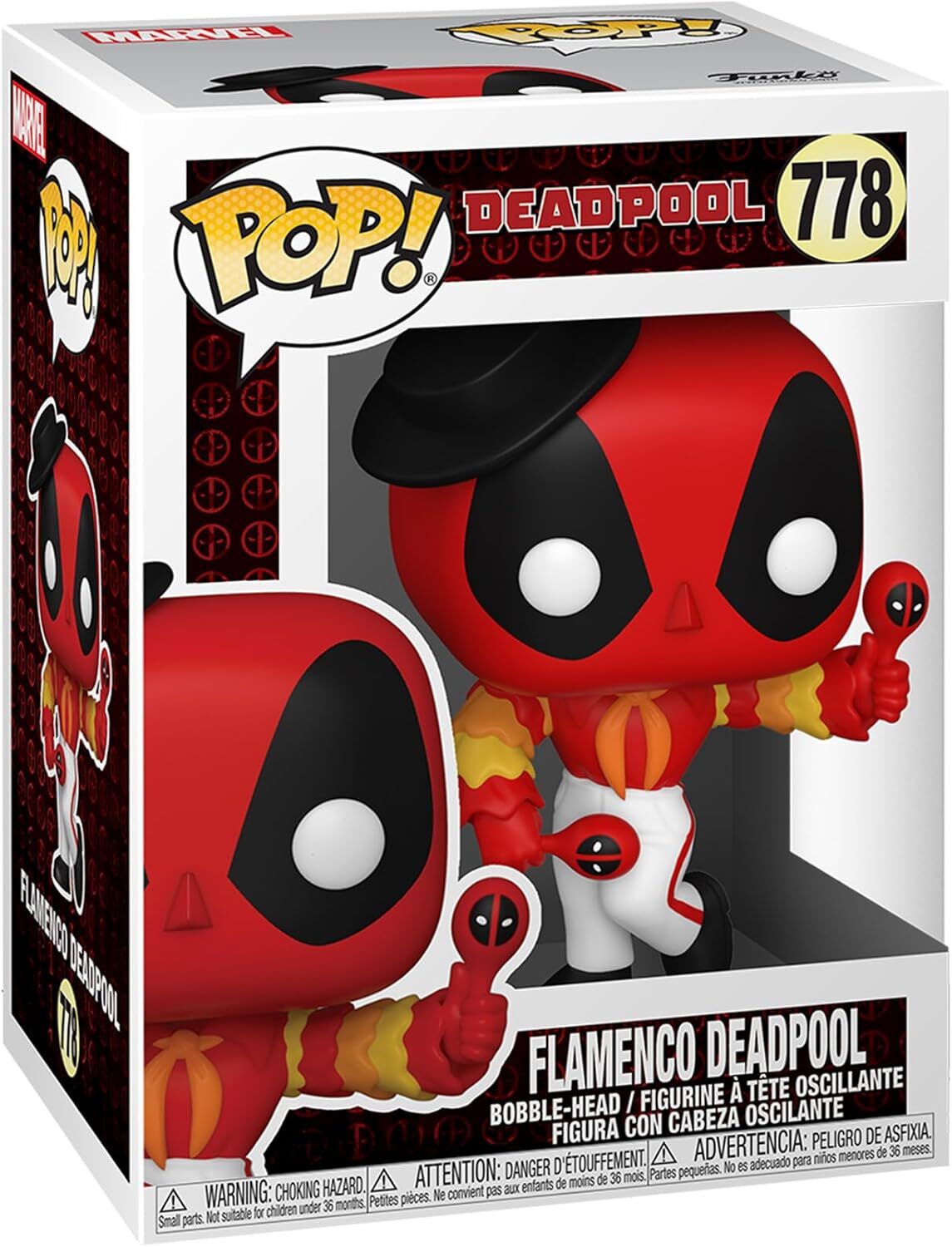 Funko POP Figür - Marvel: Deadpool 30th- Flamenco Deadpool