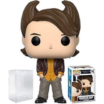 Funko Pop! TV: Friends - 80'ler Hair Chandler Bing Vinil Figür (Uyumlu Pop Kutusu Koruyucu Kılıf ile birlikte), Çok Renkli, 9,5 cm