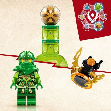 LEGO Ninjago Lloyd'un Ejderha Gücü Spinjitzu Dönüşü 71779, Lloyd Minifigür İçeren Yaratıcı Oyuncak Yapım Seti (56 Parça)