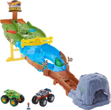 Hot Wheels Monster Trucks Heyecanlı Yarışlar Oyun Seti, 4 yaş ve üzeri, HGV12
