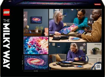 LEGO Art Samanyolu Galaksisi 31212 - Yetişkinler için Koleksiyonluk Yaratıcı Tablo Modeli Yapım Seti (3091 Parça)